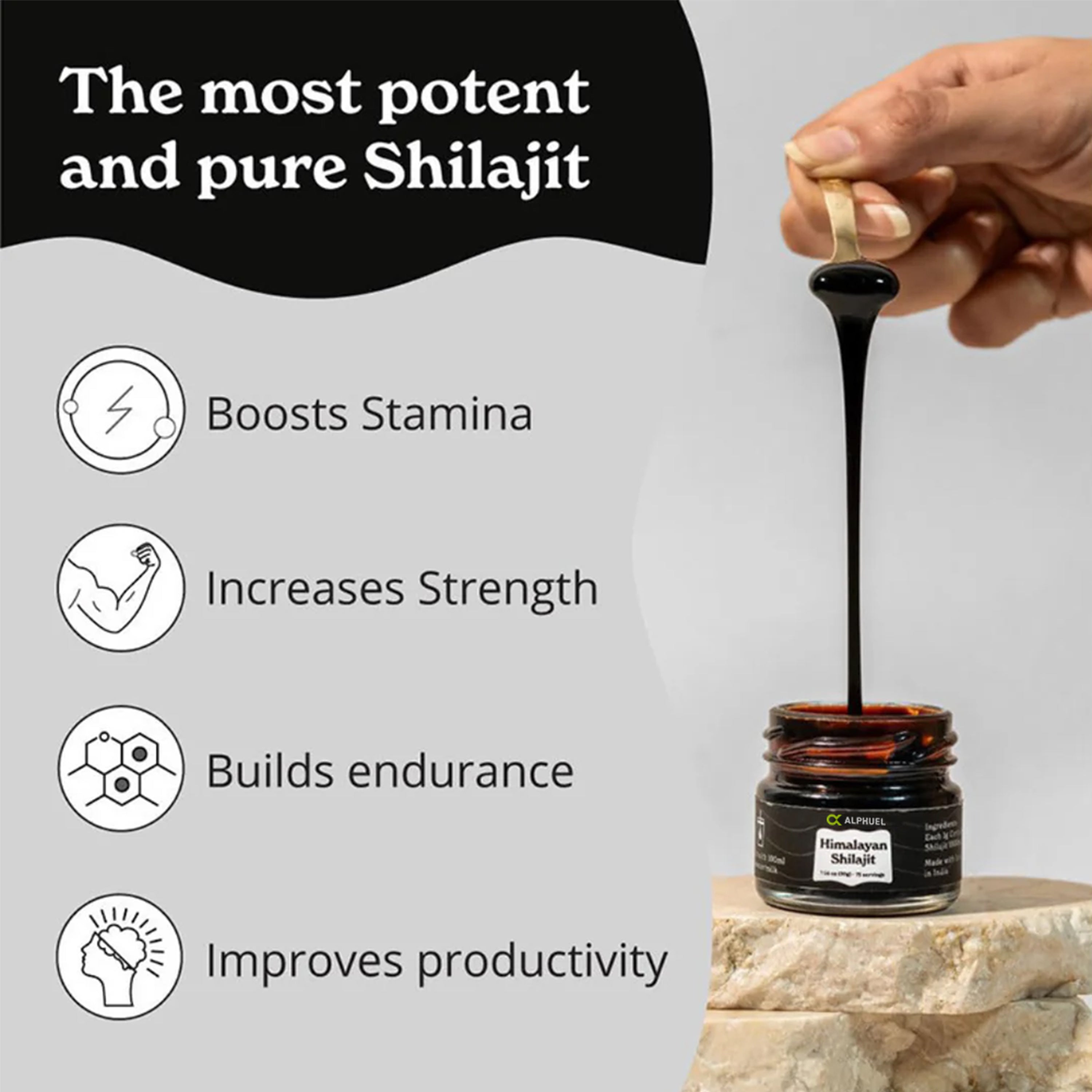 Alphuel™ Pure Shilajit Resin