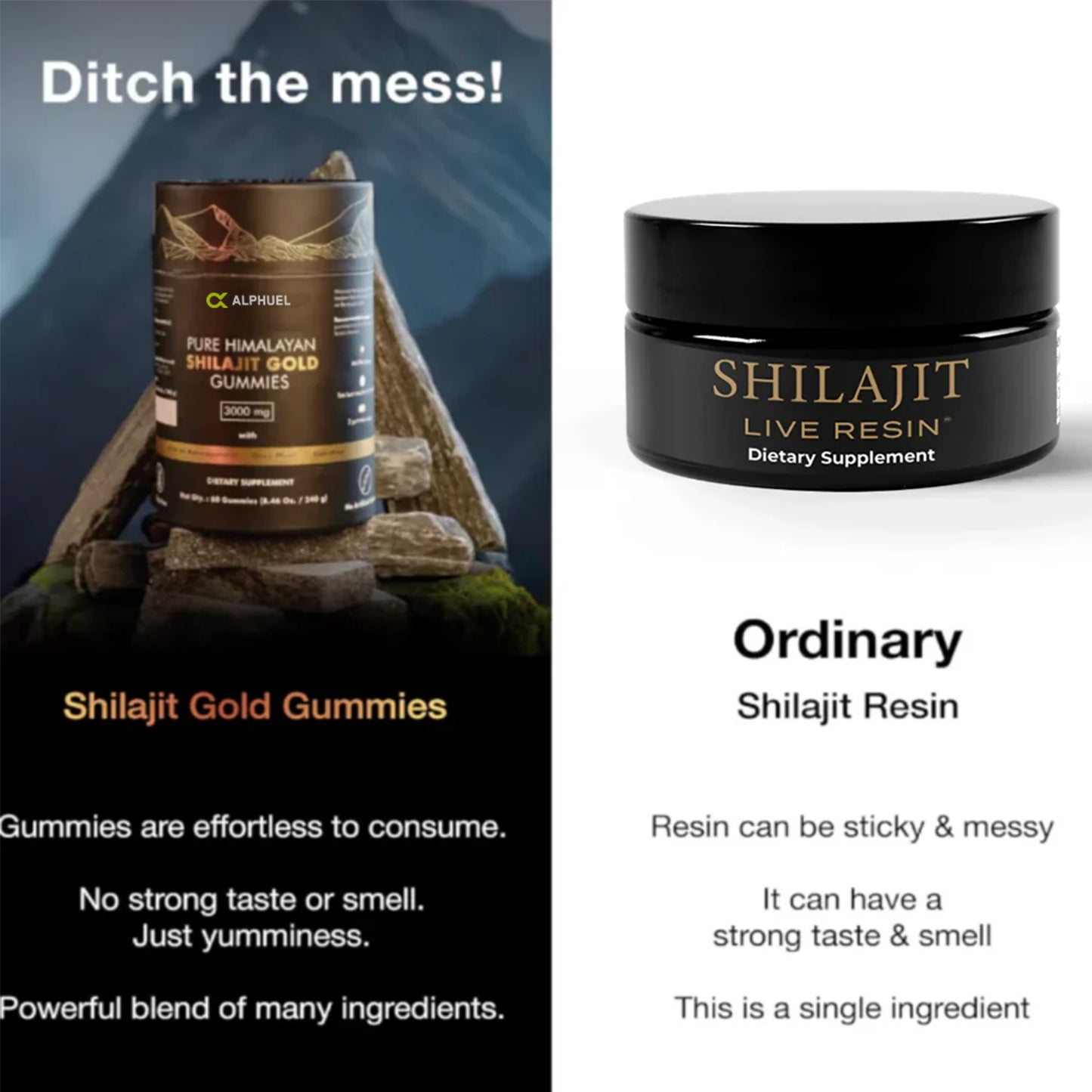 Alphuel™ Pure Shilajit Gummies